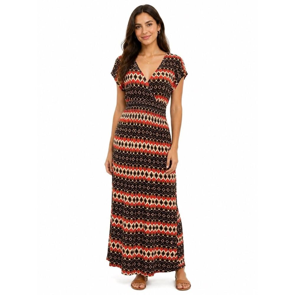 Unbranded Women's Black and Red Dress